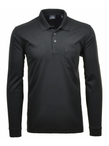 Ragman Poloshirt für Herren in schwarz