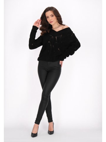 faina Women Sweater in Black