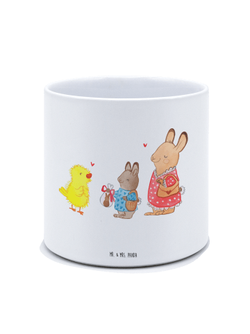 Mr. & Mrs. Panda Blumentopf Ostern Geschenke ohne Spruch in Weiß