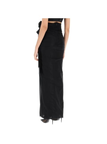 Dolce & Gabbana Schwarz Elasthan Lang Rock
