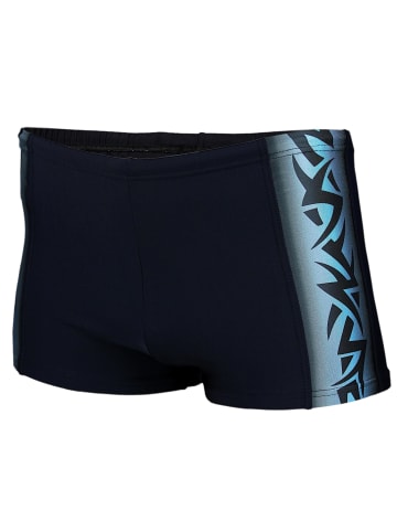 Aquarti Badehose in schwarz/blau