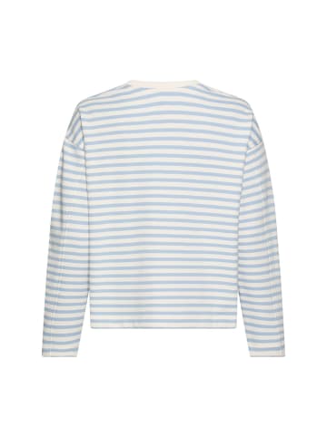 Camel Active Sweatshirt aus einem Baumwollmix in Hellblau
