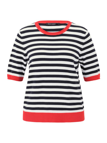 Betty Barclay Basic-Pullover mit Streifen in Patch Dark Blue/Red