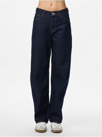Pieces Barrel Fit Jeans in Dark Blue Denim