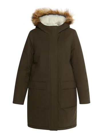 DreiMaster Damen Winterparka in Dunkeloliv