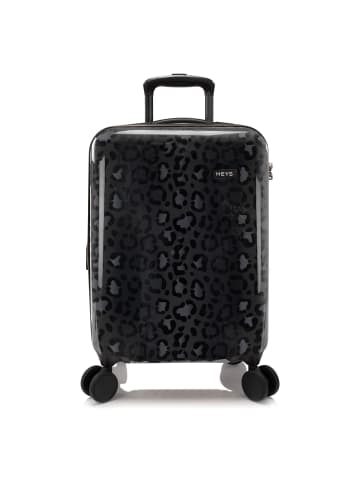 Elite Fashion 4 Rollen Kabinentrolley S 53 cm mit Dehnfalte black leopard