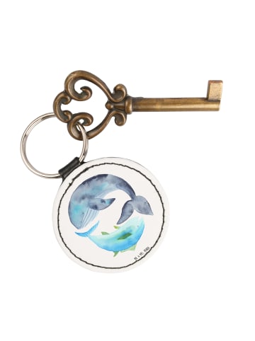 Mr. & Mrs. Panda Anhänger Walfisch Thunfisch ohne Spruch in Weiß