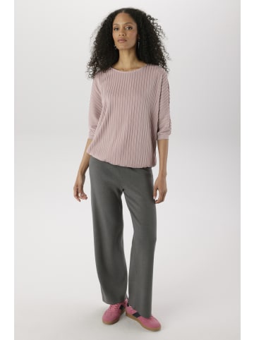 Aniston SELECTED Strickhose in anthrazit melange