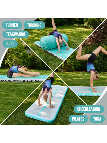Apollo Airtrack Matte Yoga, Pilates, Gymnastik " Air Mat Pro " in Mint