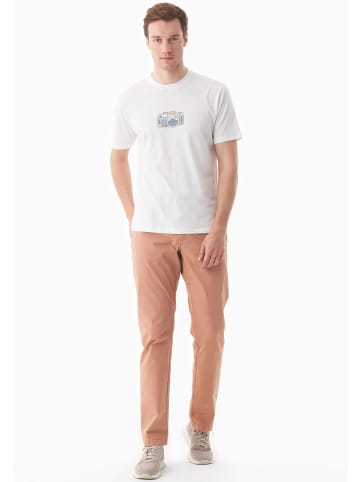 Organication T-Shirt "MOR17833" in Cremeweiß