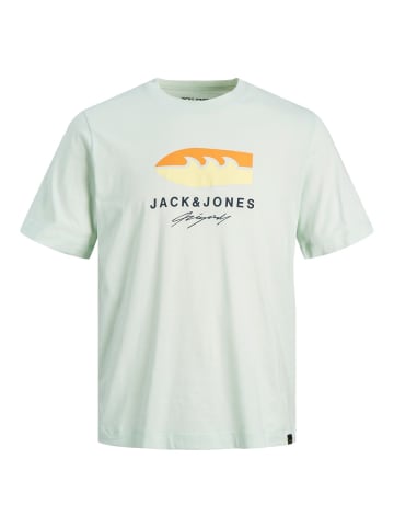 Jack & Jones T-Shirt JORTULUM LOGO in Blau