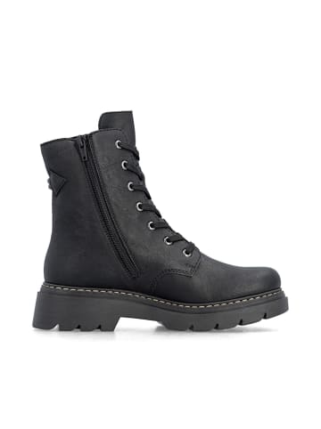 rieker Schnürstiefelette in schwarz