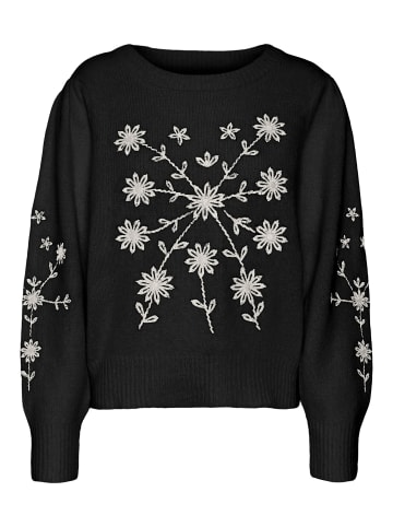 Vero Moda Strickpullover in Black