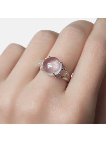 Carolin Stone 925/- Sterling Silber in rosa
