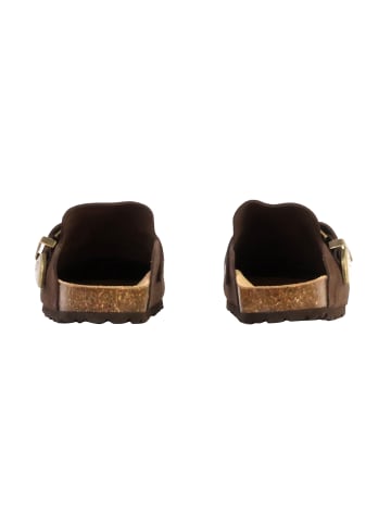 Divine Factory Mules Mokassin aus Noga-Leder Boreal Cow Boy Braun
