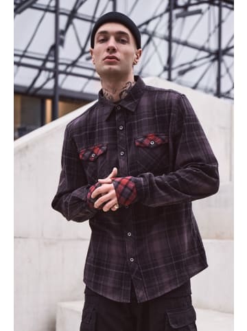 Brandit Hemd "Duncan Check Shirt Long Sleeve" in Braun