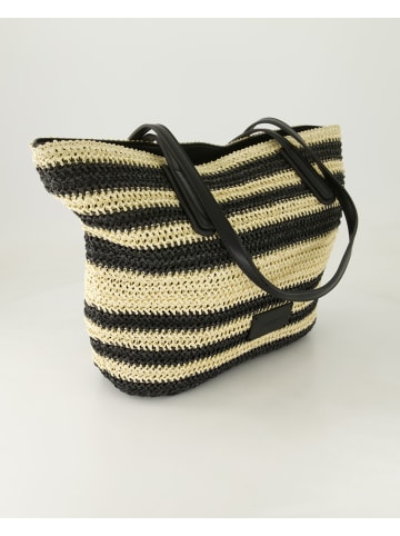Seidenfelt Shopper in Schwarz