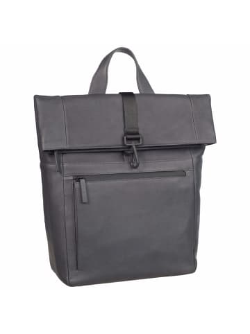 Leonhard Heyden Den Haag Roll Top - Rucksack 14" 40 cm (grau) in grau