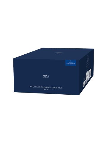 Villeroy & Boch 4er Set Wassergläser Afina 200 ml transparent in transparent