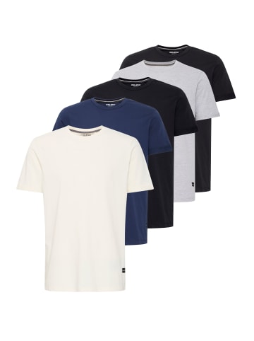 BLEND T-Shirt BHtee 5er-Pack in Grau
