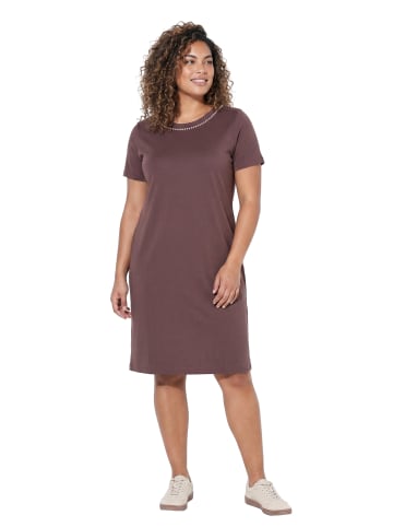 MIAMODA Jerseykleid in haselnussbraun