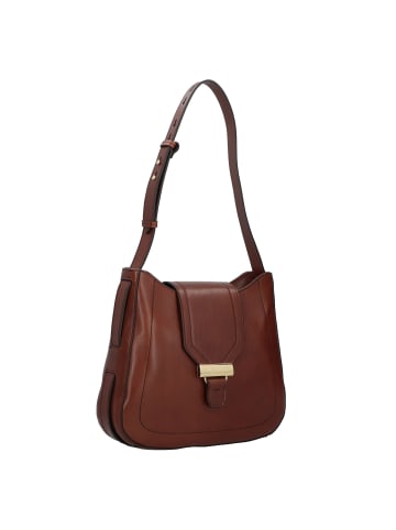 The Bridge Benedetta Schultertasche Leder 31 cm in marrone