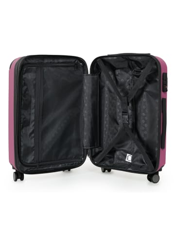Hauptstadtkoffer Spree - Koffer Handgepäck Bordgepäck Trolley 55 x 36 x 21 cm erweiterbar max. 42 L, TSA in Pink