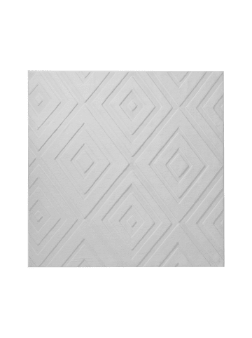 Beliani Kurzflor BORAH in Grau - (W) 160 x (L) 160 cm