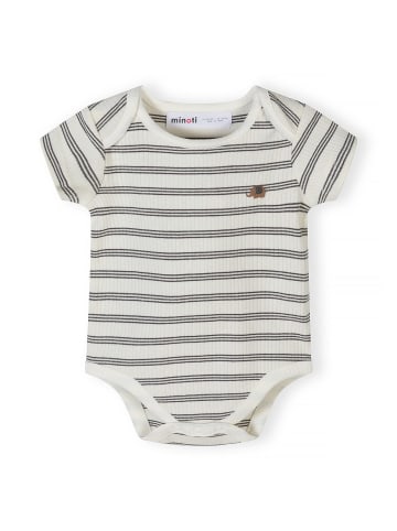 Minoti 3-er Pack Bodys NOSBABYRIB2 in weiß