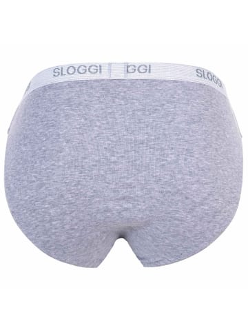 Sloggi Slip 2er Pack in Grau