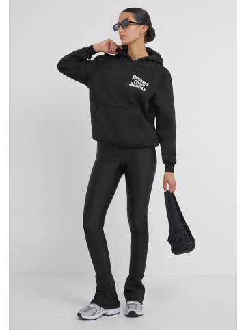 Mister Tee Mister Tee Dreams Over Reality Ladies Fluffy Hoody in black