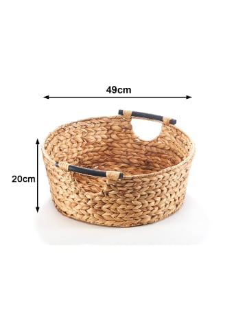 kobolo Aufbewahrungskorb HYABASK42 in Braun