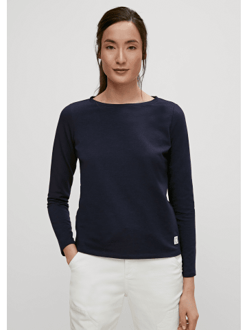 comma CI T-Shirt langarm in Blau