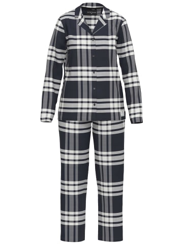 Tom Tailor Pyjama Xanthi in grau-dunkel-Karo