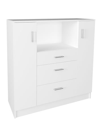 ebuy24 Küchenregale Esilo Weiß 109 x 40 cm