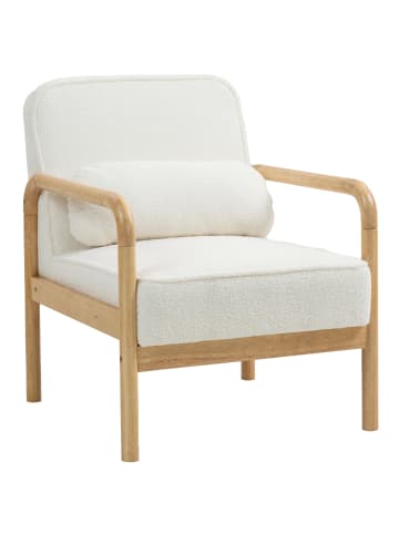 HOMCOM Sessel-80L x 67B x 83H cm-Weiß