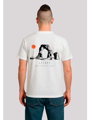 F4NT4STIC T-Shirt Escape Discover the World Savannah in weiß