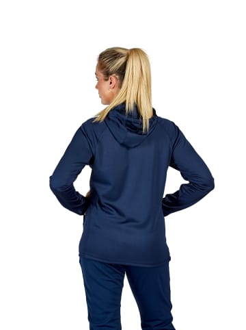 erima Unisex Erwachsene Liga Star Trainingsjacke mit Kapuze in new navy/weiss