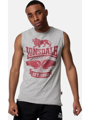 Lonsdale T-Shirt "Cleator" in Grau