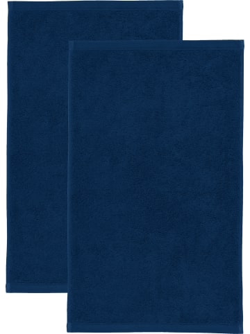 Erwin Müller Frottier Gästetuch 2er-Pack Heidenheim in marine