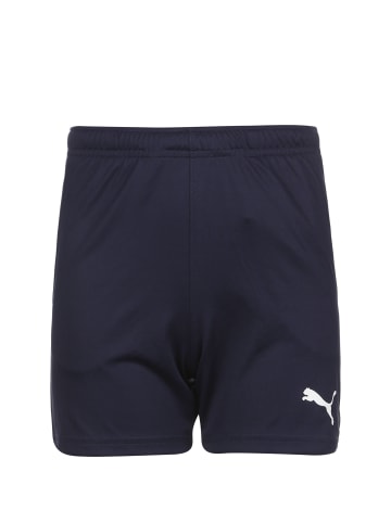 Puma Trainingsshorts teamRISE in dunkelblau / weiß