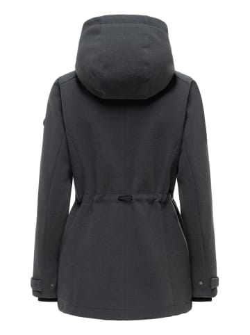 Navahoo Kurzmantel Lächelstern 14 in Anthracite