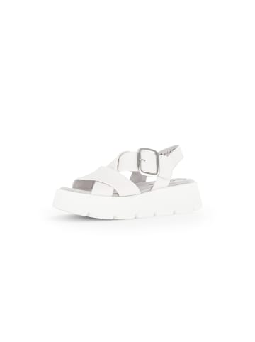 Gabor Fashion Plateau Sandale in weiss