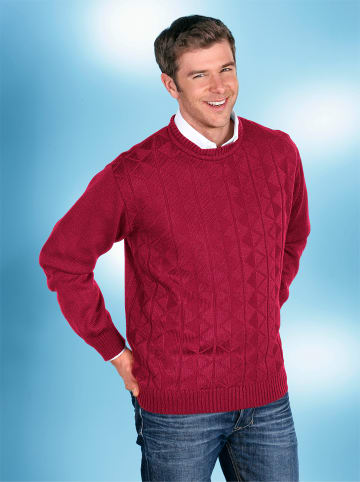 Sieh an! Pullover in bordeaux