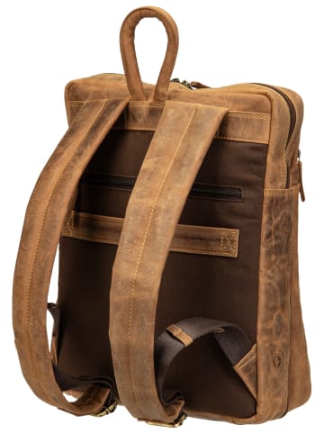Greenburry Rucksack Vintage Business Project 1 in Sattelbraun