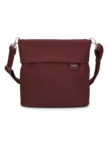 Zwei Mademoiselle.M Schultertasche 25 cm in rubin