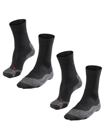 Falke Socken 2er Pack in Schwarz