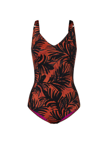 Triumph Badeanzug Red Label Summer Palm in BROWN - DARK COMBINATION