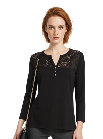 Alexa Dash Blouse in Schwarz