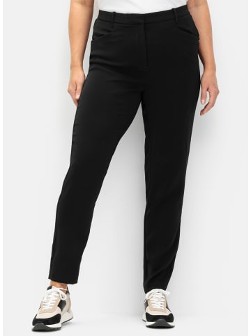 sheego Hose in schwarz